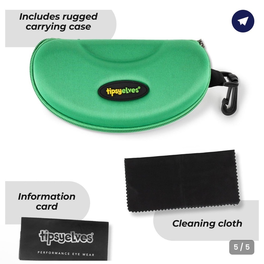 🎀PICK 5/$25🎀 TIPSY ELVES SAY CAN YOU SEE SUNGLASSES 🇺🇸 - Picture 8 of 8